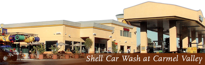 Shell car wash at carmel valley